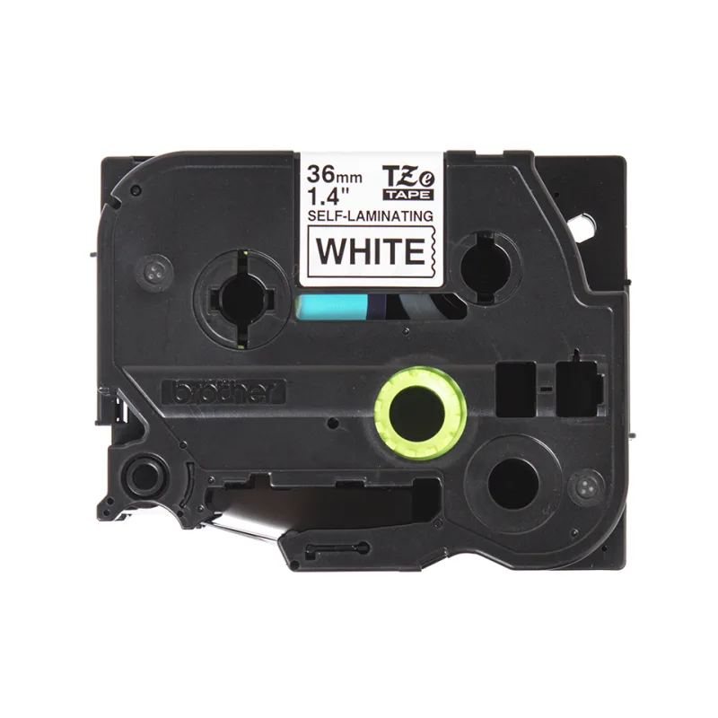 Brother Cinta Laminada para Rotuladoras TZESL261 Blanco Negro (1 Unidad)