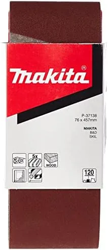 Makita P-37138 accesorio para lijadora 5 pieza(s) Banda de lijado