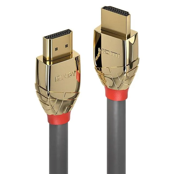 LINDY 37861 - Cable HDMI de alta velocidad (1 m), color dorado
