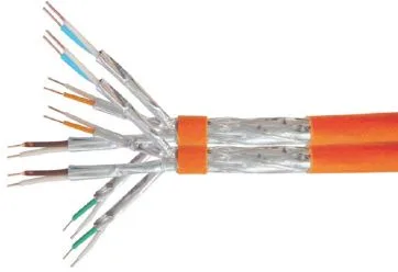 equip Pro - Bulkkabel - 500 m - SFTP -Cat,7 Rohkabel - halogenfrei, Robust - Orange, RAL 2003 Marca