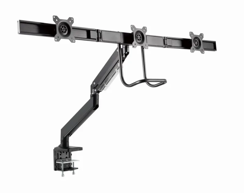 Gembird MA-DA3-03 soporte para monitor 68,6 cm (27") Negro Escritorio