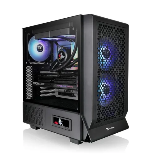 Thermaltake Ceres 330 TG ARGB | Mid Tower Chassis | Compatible con Project Stealth y BTF | Black
