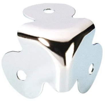 Cantonera Plana 3 Patas Cromo 4050-ad