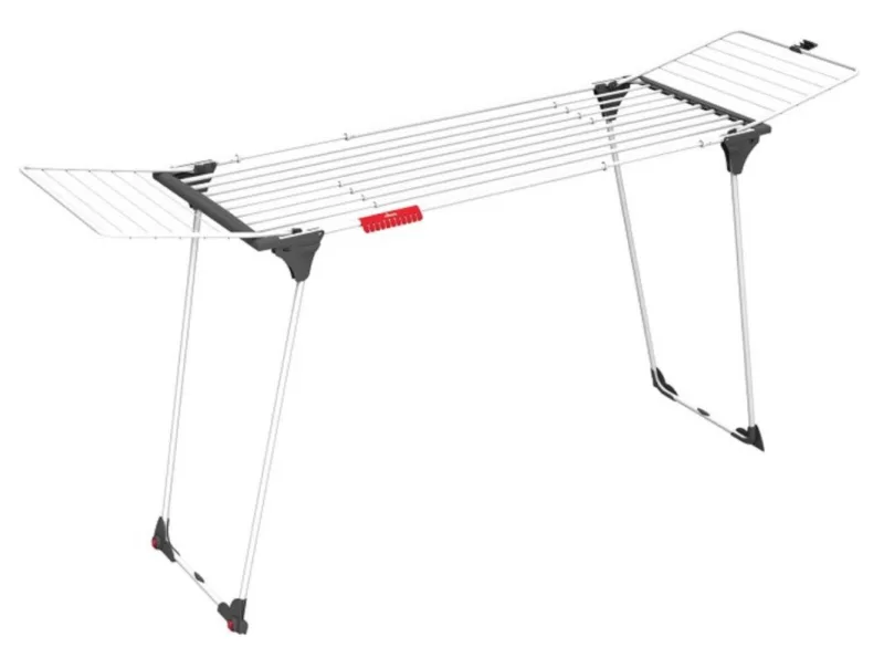 Vileda Clothes Drying Rack Infinity Flex Telescopic 2 m Blanco