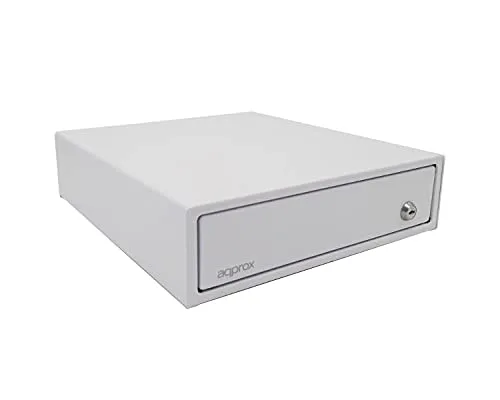 APPROX approx Caj n Portamonedas CASH33WH 33x36cm Blanco appCASH33WH