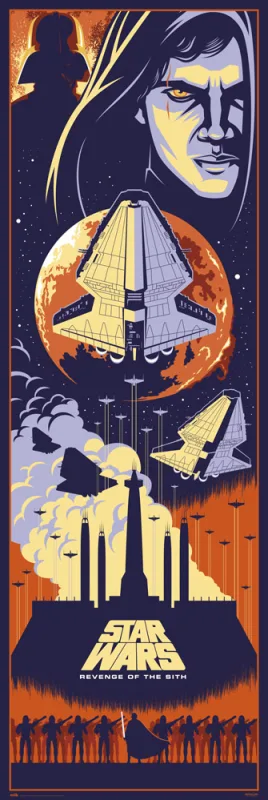 Grupo Erik Erik - Póster Star Wars Episodio III (53 x 158 cm)