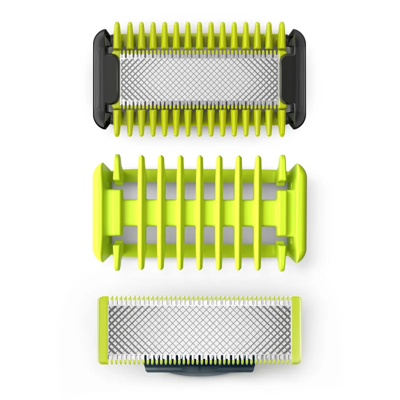 Philips OneBlade, Cuchillas de Repuesto Originales Para Recortador Barba, Maquina Afeitar Hombre y Afeitadora Corporal, Incluye Kit Cuerpo, Compatible con todos los OneBlade, Pack 2 unidades, QP620/50