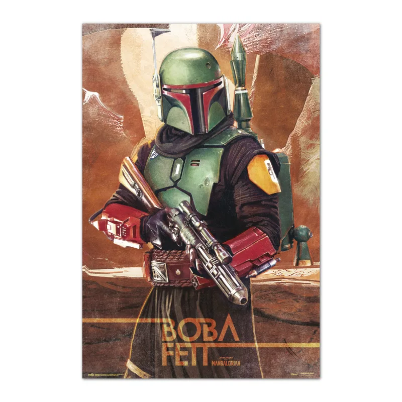 Grupo Erik Póster Star Wars Boba Fett - Lamina decorativa Star Wars Boba Fett/Póster Producto con licencia oficial
