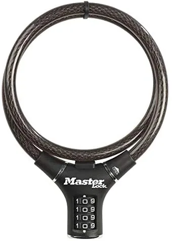 Master Lock 8229 Cable Lock Black 12x900mm