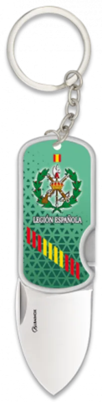 Navaja 3d Legión Española Con Clip Y Lla