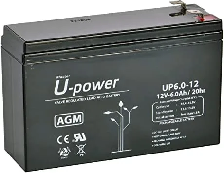 Bateria PLOMO 12V 6Ah UPS/Sais 151x50x94mm UP6-12