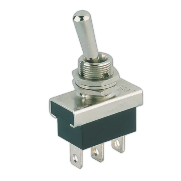 Interruptor unipolar a palanca Terminales Faston 6'35 mm ON-OFF-ON Electro DH 11.470.I/TP 8430552091843