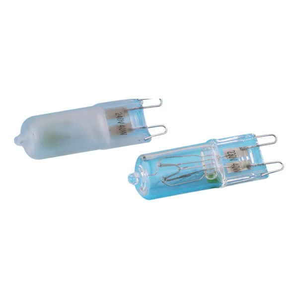 Bombilla halógena bi-pin G9 230V 40 W Transparente Electro DH 12.651/40 8430552098958