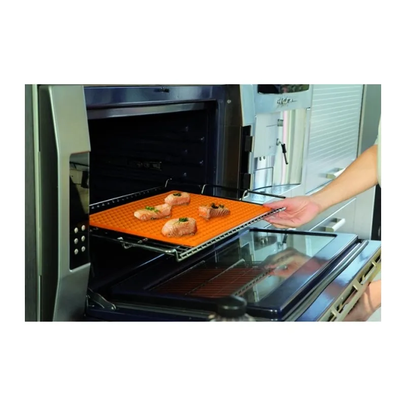 OUTLET Tray Tasty Bandeja de silicona flexible, se introduce en el horno, escurre la grasa de las comidas, no se pega