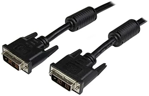 Startech.com cable de 3m dvi-d de enlace simple - cable de video digital para monitor dvi-d macho a macho - negro - 1920x1200,garantia lifetime