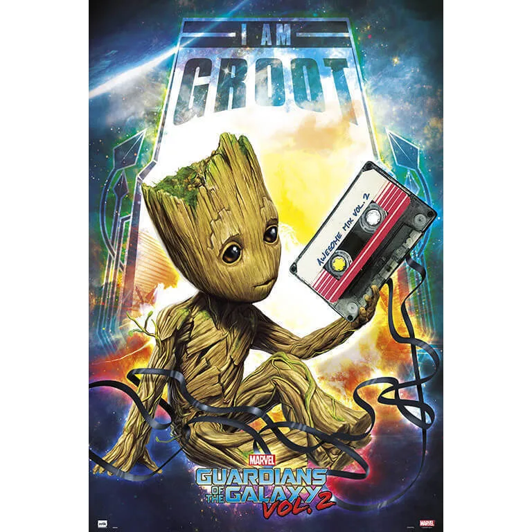 Grupo Erik Editores Poster Guardians Of The Galaxy Vol 2 Groot