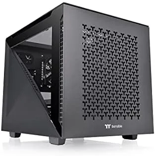 Thermaltake Divider 200 TG Air Black/Micro ATX Case/PC-Case/Tempered Glass/Black