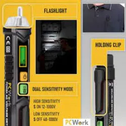 Detector Tension Sin Contacto De 12v A 1000vac Pcwork Pcw06a