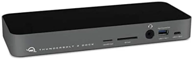 OWC OWCTB3DK14PSG base para portátil y replicador de puertos Alámbrico Thunderbolt 3 Gris