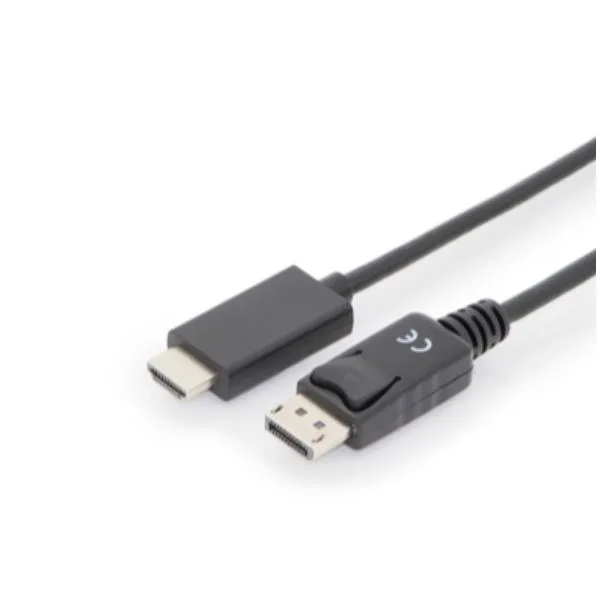 Digitus Cable adaptador DisplayPort, DP - HDMI tipo A