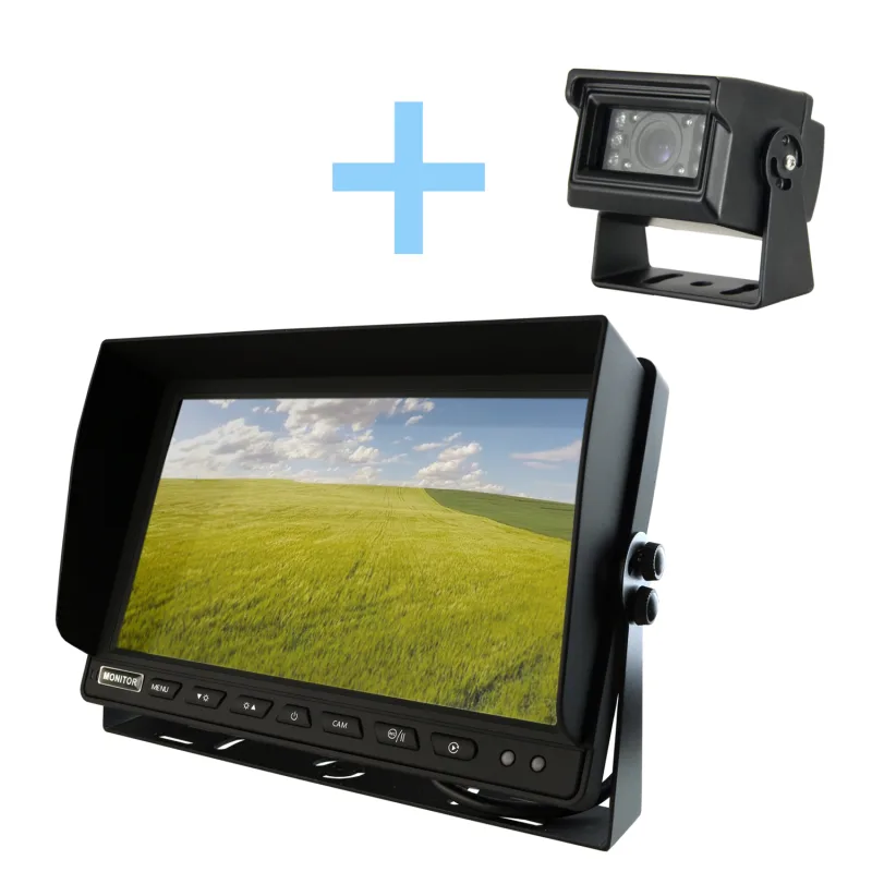 Kit de cámara de aparcamiento Yatek Pantalla AHD 10,1" + cámara 1080P de visión trasera Yatek