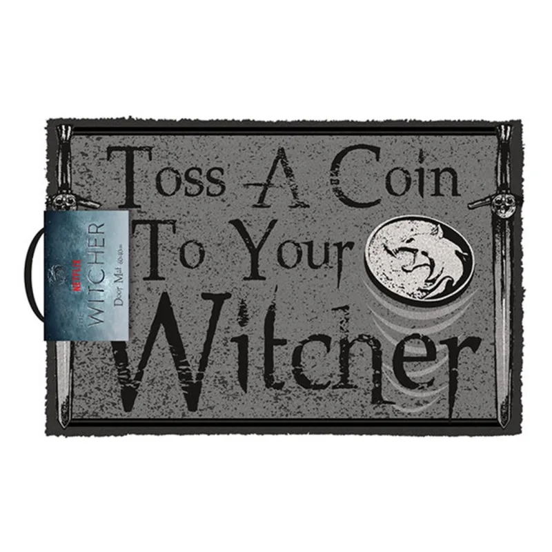 Pyramid International The Witcher (Toss A Coin) Doormat/wycieraczka pod drzwi WiedÄšĹmin - Daj grosz (60x40 cm)