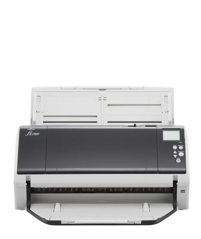 Fujitsu fi-7460 Alimentador automático de documentos (ADF) + escáner de alimentación manual 600 x 600 DPI A3 Gris, Blanco