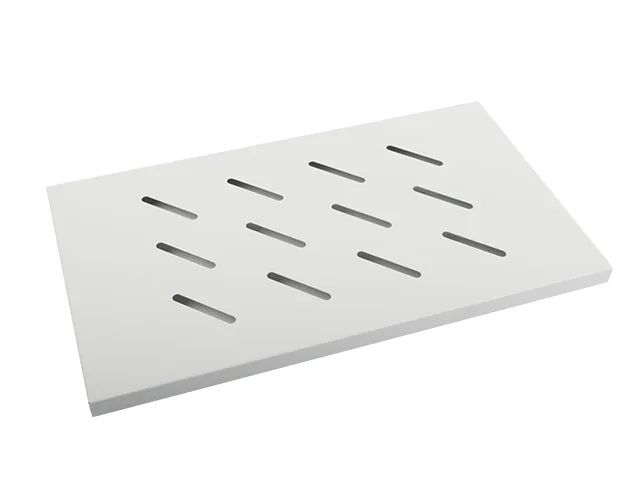 Lanberg Fixed Shelf 19'' 450MM, 1U/500X280MM, MAX Load Capacity UP TO 20KG Gray