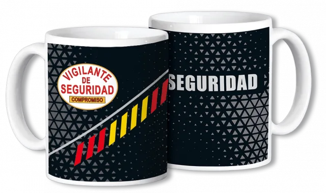Taza Ceramica Vigilante De Seguridad