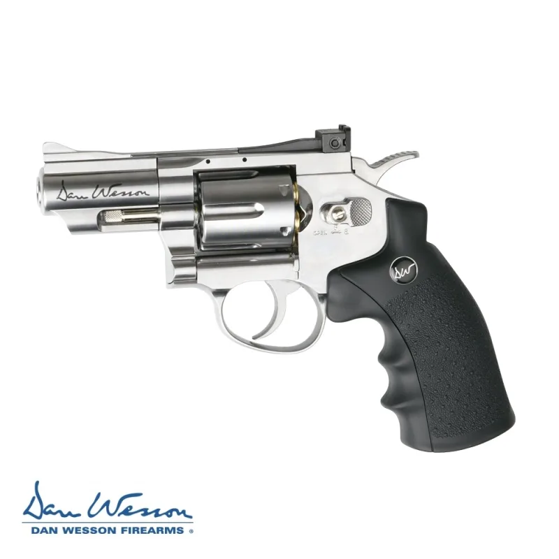 Revolver Dan Wesson 2,5" Silver - 4,5 Mm Co2 Bbs