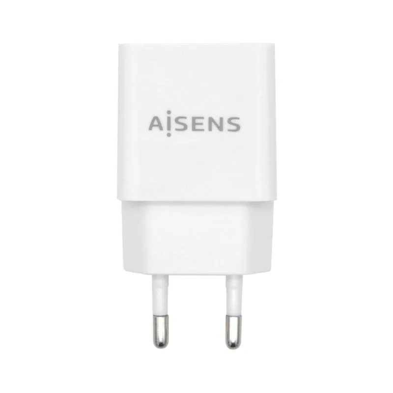 AISENS - A110-0526 - Cargador USB 10W Alta eficiencia, 5V/2A, Blanco