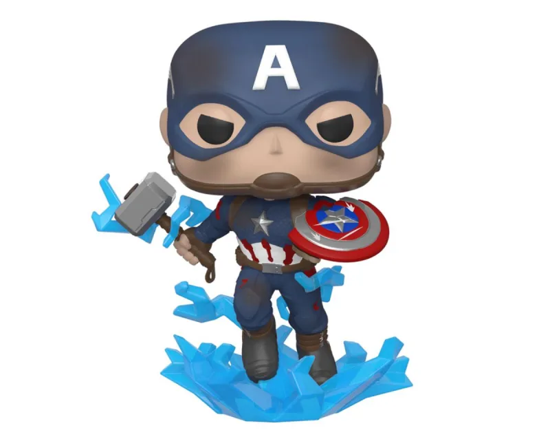 FUNKO POP! Captain America with Broken Shield