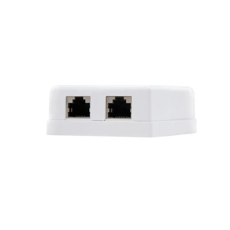 NanoCable 10.21.1102 - Roseta de superficie RJ45 con 2 toma de conexión Cat.5E FTP, blanco