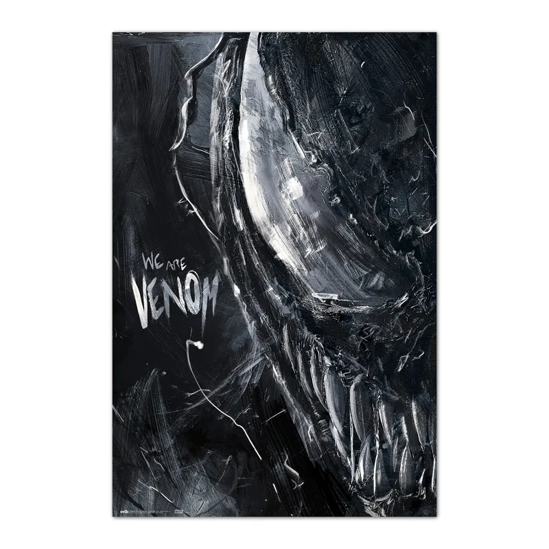 Grupo Erik Poster Marvel Venom Creepy - Poster Venom - Laminas decorativas 61x91,5cm a todo color | Posters para pared ideal decoración habitación Marvel regalos