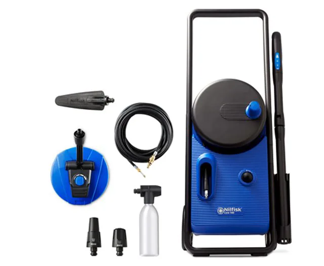 Nilfisk Core 140-8 PowerControl In-Hand Pad EU Pressure Washer Upright Electric 474 l/h 1800 W Blue