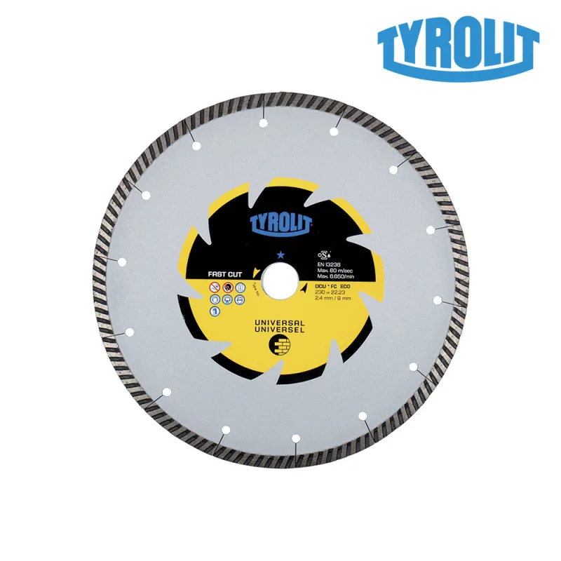 Tyrolit 82009 Sierra de Diamante C3R 230 X 2.4 X 22.23, D Cub2-Fc