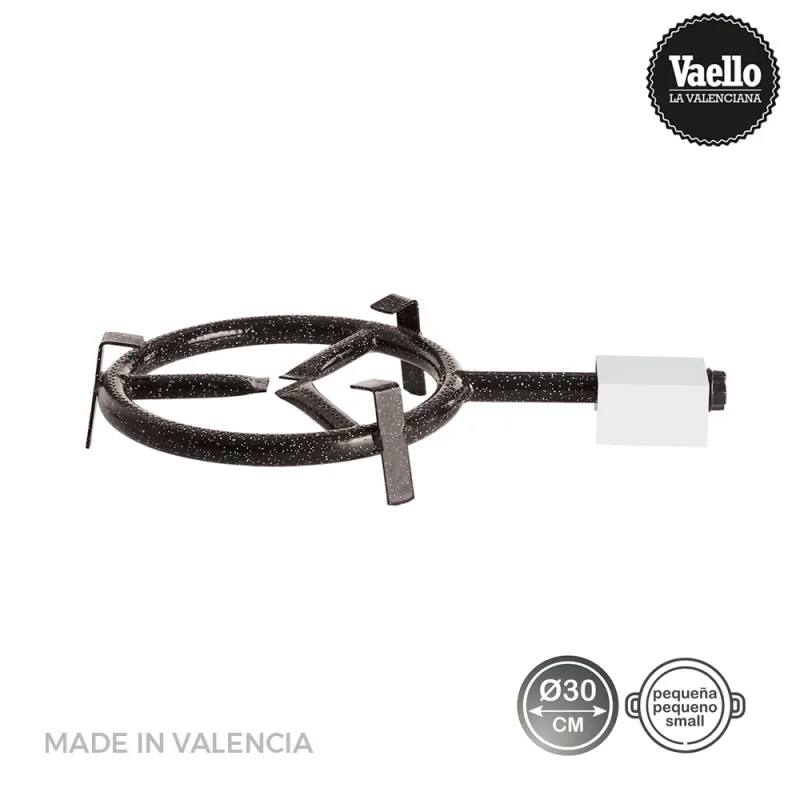 QUEMADOR GAS BUTANO/PROPANO Ø30CM 1 FUEGO. VAELLO