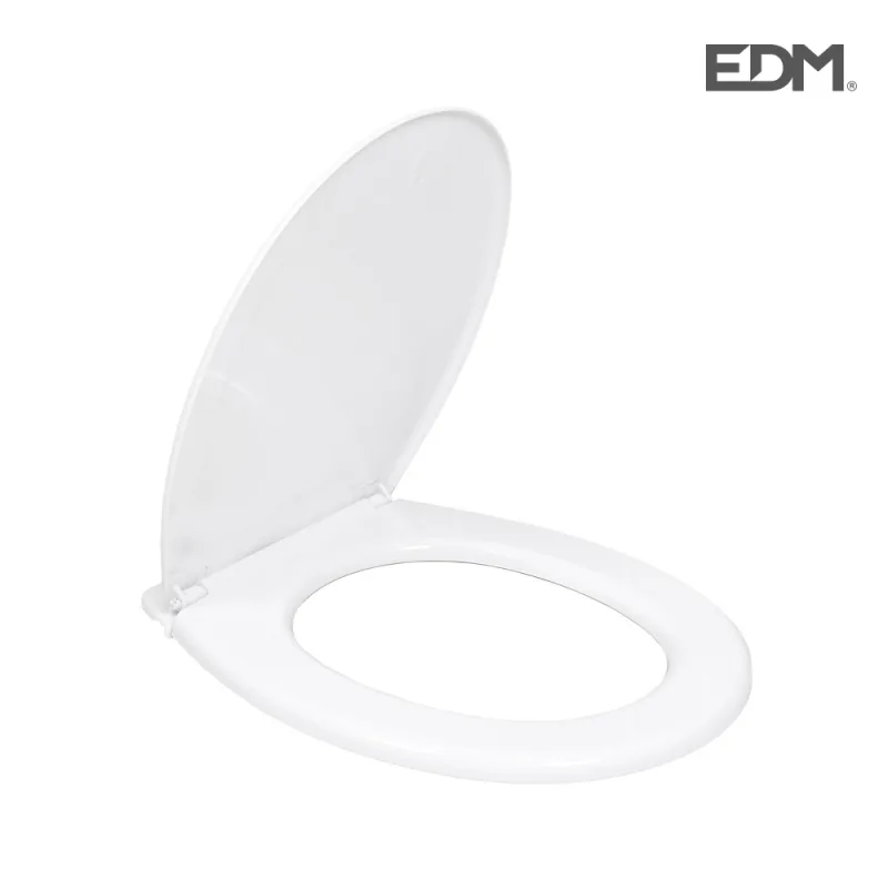 EDM Tapa WC Basic Blanca 600G con Tornillos