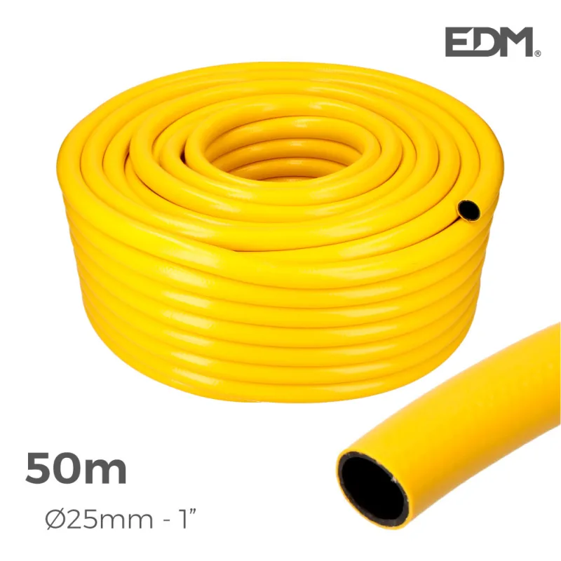 EDM 74132 Manguera Agricola con Ø INT 25 mm x Ø Ext 31 mm (1"), 50 m