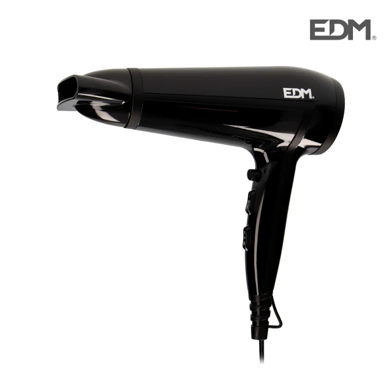Secador de cabello 2000w 8,5x21x26cm edm