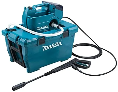 Makita DHW080ZK Limpiadora de alta presión o Hidrolimpiadora Vertical Batería 380 l/h Negro, Azul