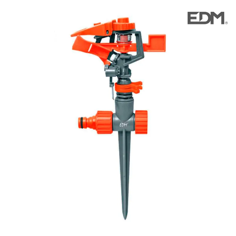 Aspersor sectorial con pincho 20-360º max.400m2 ajustable (blister)