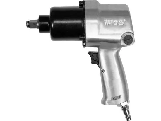 Yato YT-09528 atornilladora de impacto con batería 1/2" 6000 RPM 1000 Nm Plata