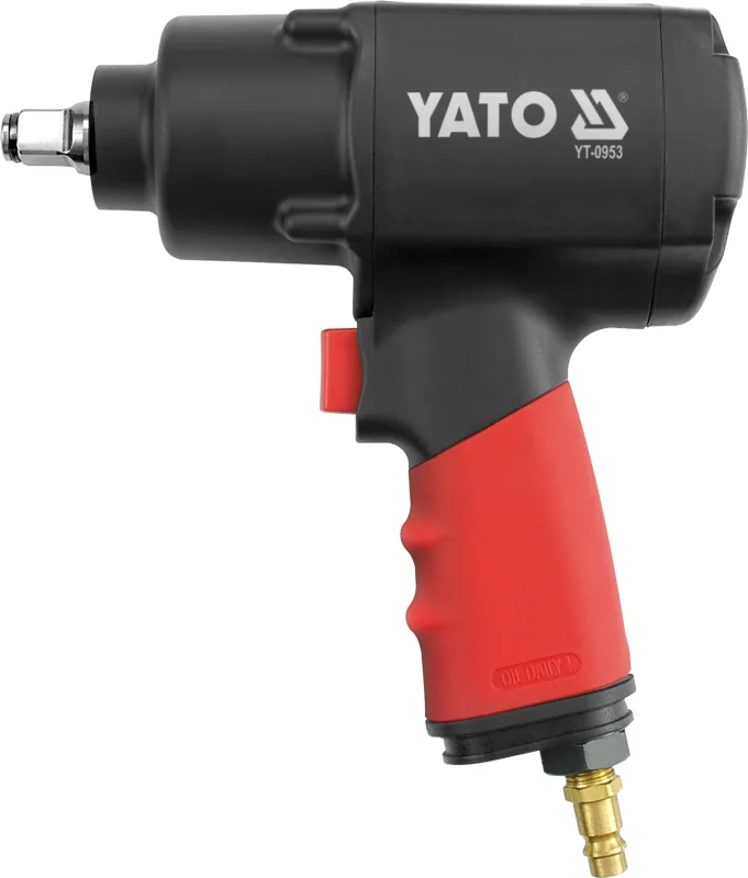 Yato YT-0953 atornilladora de impacto con batería 1356 Nm Negro, Rojo