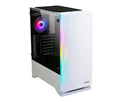 Zalman S5 WHITE carcasa de ordenador Midi Tower Blanco
