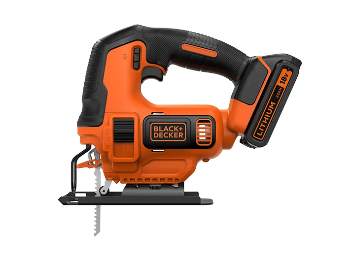 BLACK+DECKER Sierra de Calar a Batería Inalambrico 18 V 2.0Ah BDCJS18