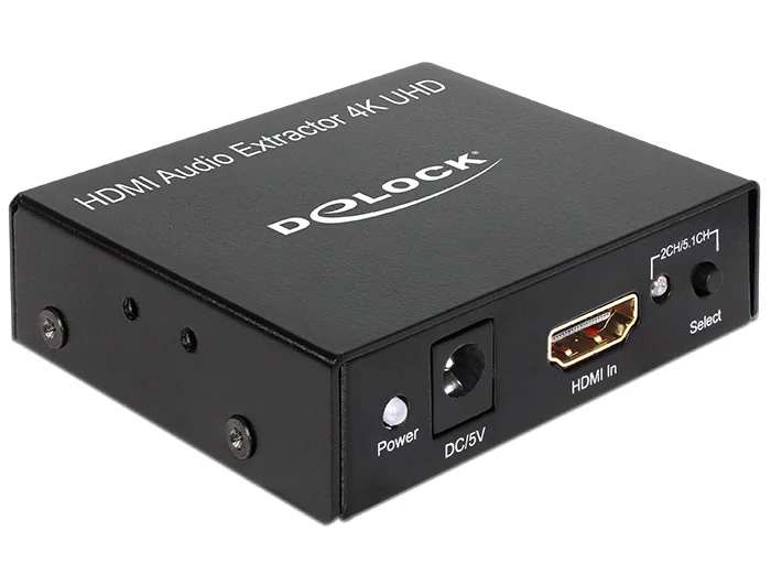DeLOCK Adaptador HDMI para HDMI + Audio Extractor 4K