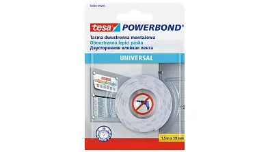 Tesa blister cinta adhesiva doble cara universal 1,5 m x 19 mm 58565-00001-00
