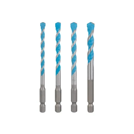 Set de 4 brocas EXPERT HEX-9 Multi Construction de 5,5/6/7/8 mm