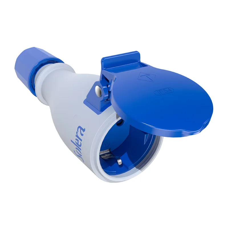 solera Base de Enchufe 707tkb 16 A 250 V con Tapa Bipolar